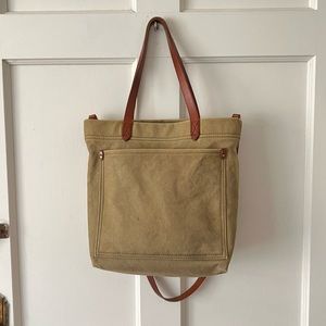 Madewell canvas transport tote